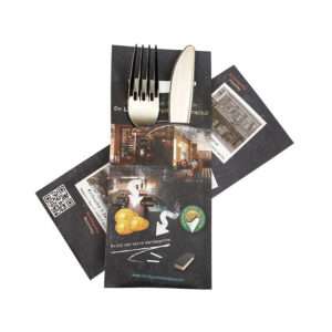 Bestecktaschen mit Logo bedrucken lassen