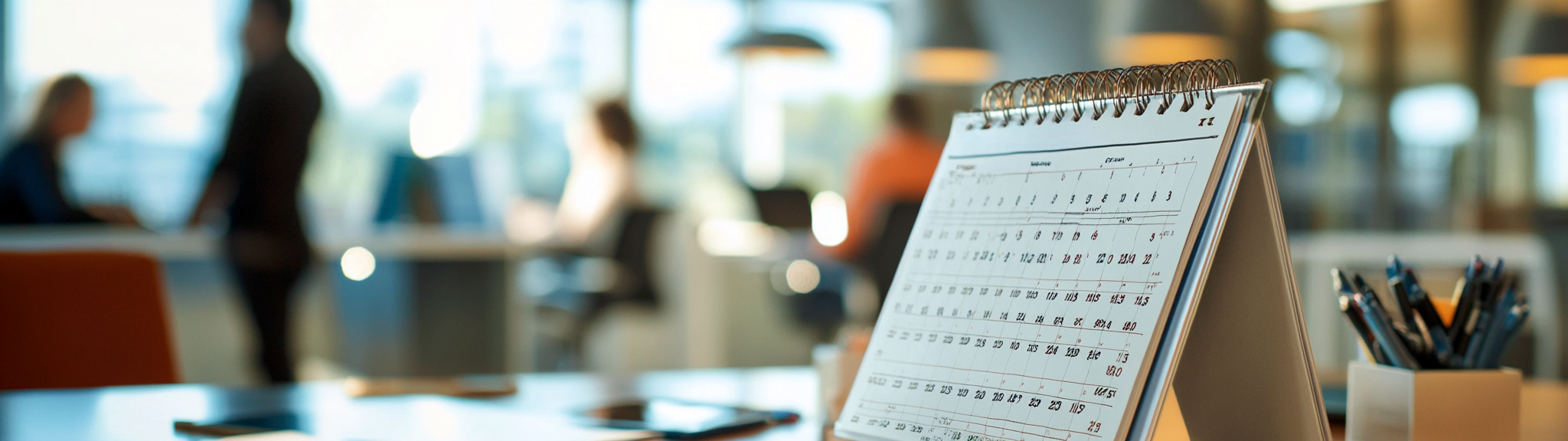 Bedruckte Werbekalender zum Jahreswechsel
