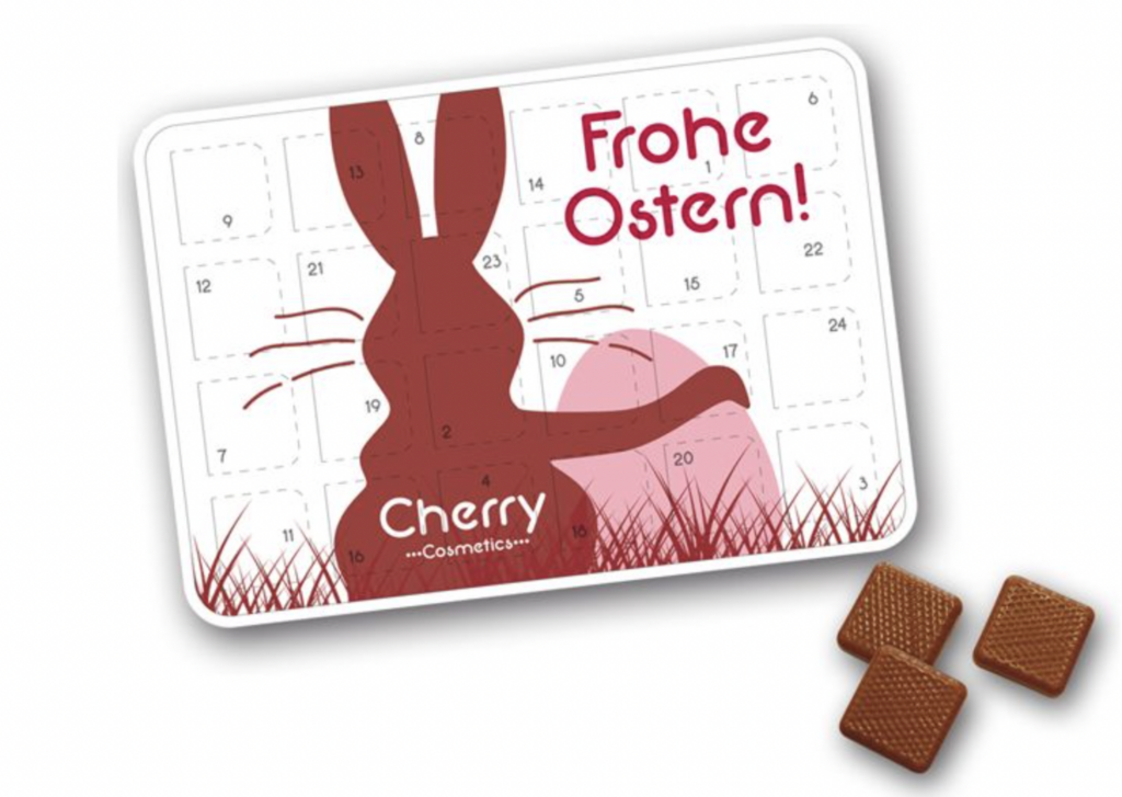 Bedruckte Osterkalender mit Logo