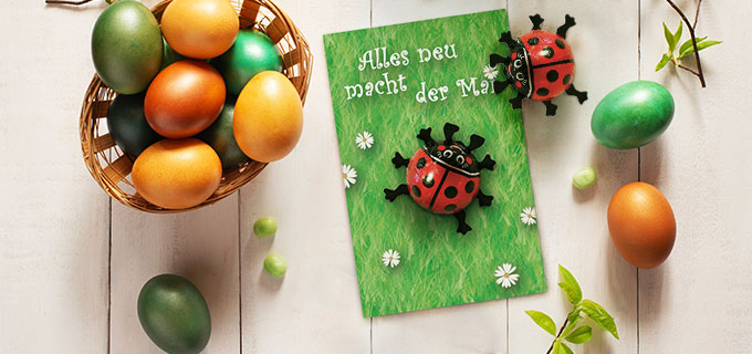 Bedruckte Osterkarten